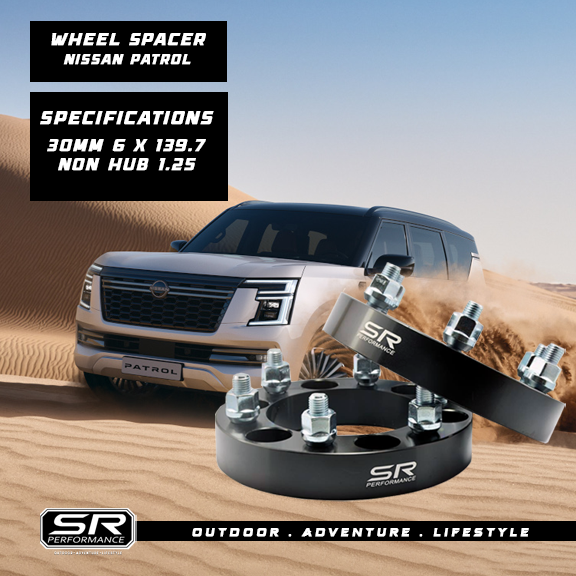 WHEEL SPACER NISSAN PATROL 6H X 30MM 1.25 (NON HUB)